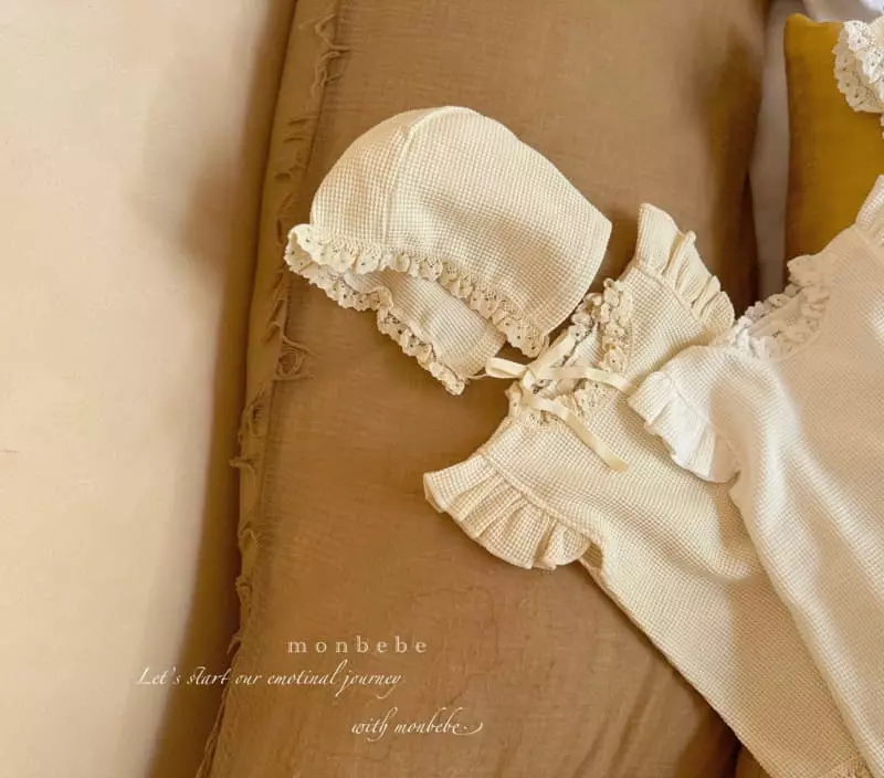 Monbebe - Korean Baby Fashion - #babyoninstagram - Summer Frill Waffle Bodysuit - 6