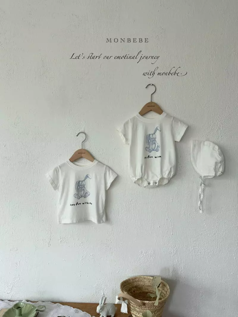 Monbebe - Korean Baby Fashion - #babyoninstagram - With Me Bodysuit - 3