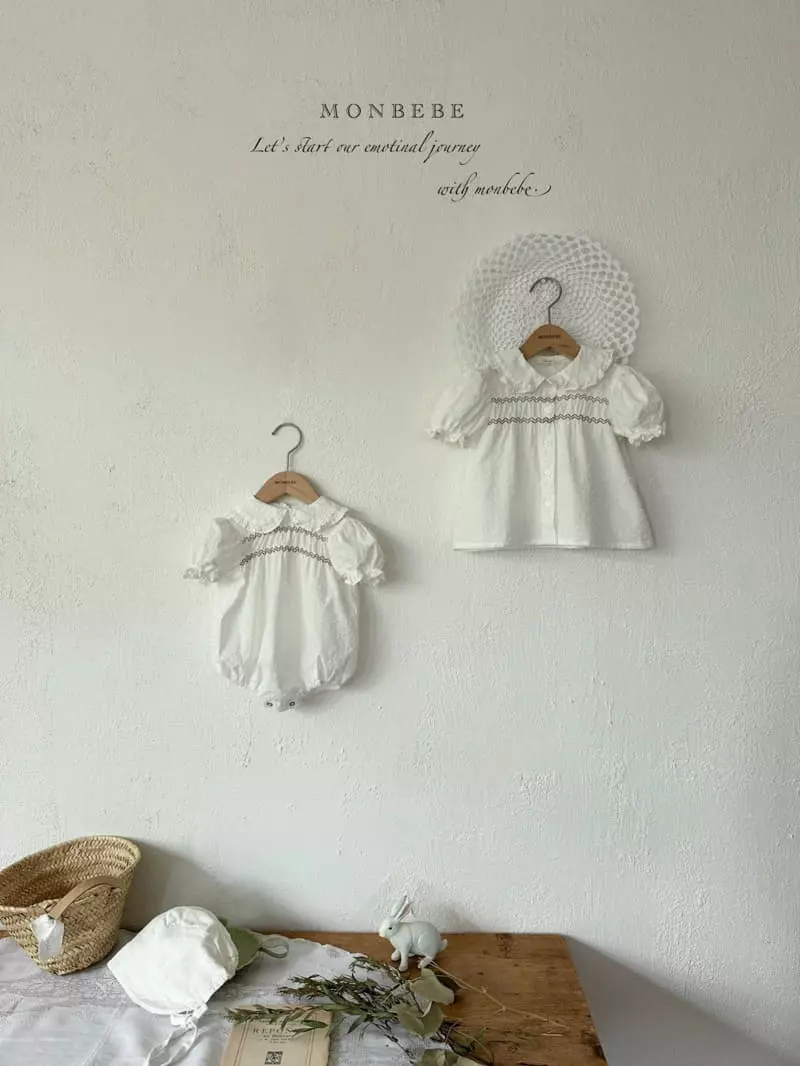 Monbebe - Korean Baby Fashion - #babyoninstagram - Lia Smock Bodysuit - 12