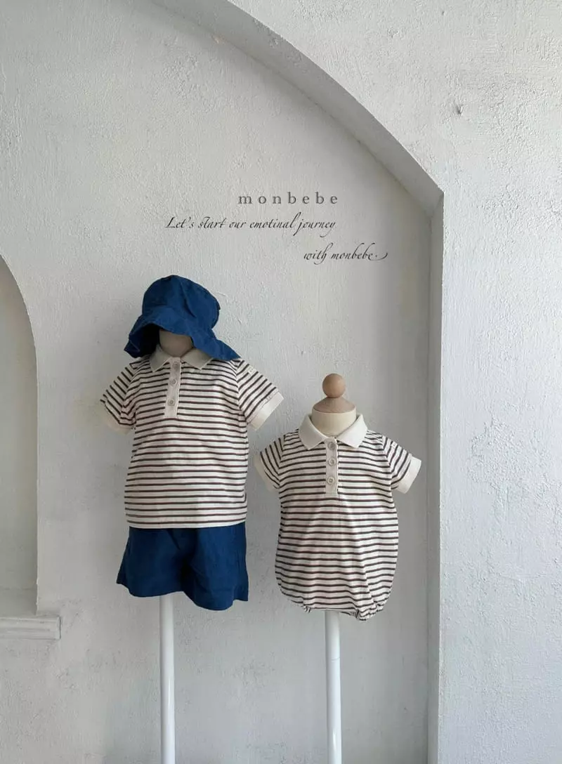 Monbebe - Korean Children Fashion - #Kfashion4kids - Caramel Collar Tee - 8