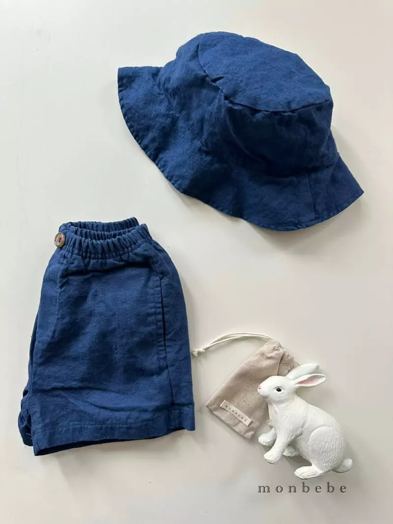 Monbebe - Korean Children Fashion - #fashionkids - Linen Bucket Hat - 2