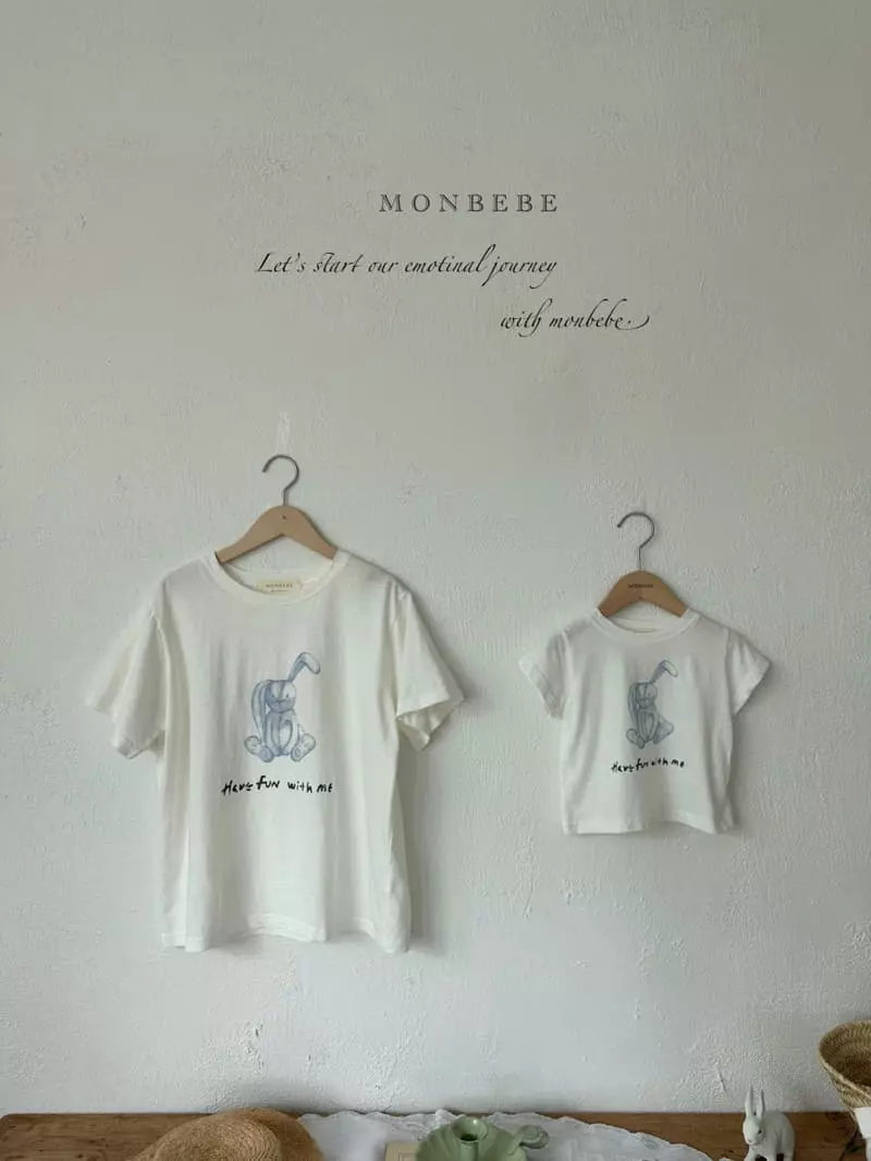 Monbebe - Korean Children Fashion - #kidsshorts - With Me Tee - 2