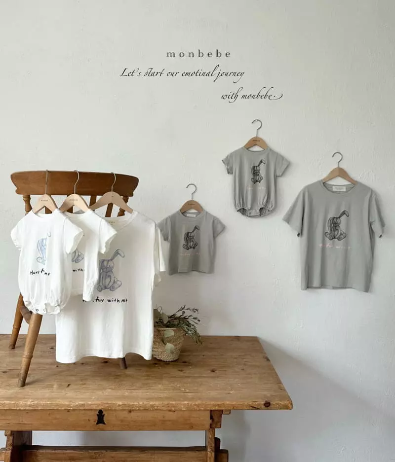 Monbebe - Korean Children Fashion - #kidsstore - With Me Tee - 3