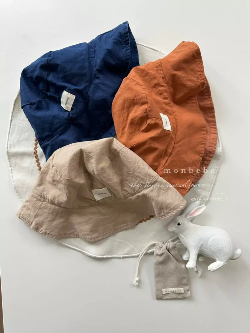 Monbebe - Korean Children Fashion - #kidzfashiontrend - Linen Bucket Hat - 5