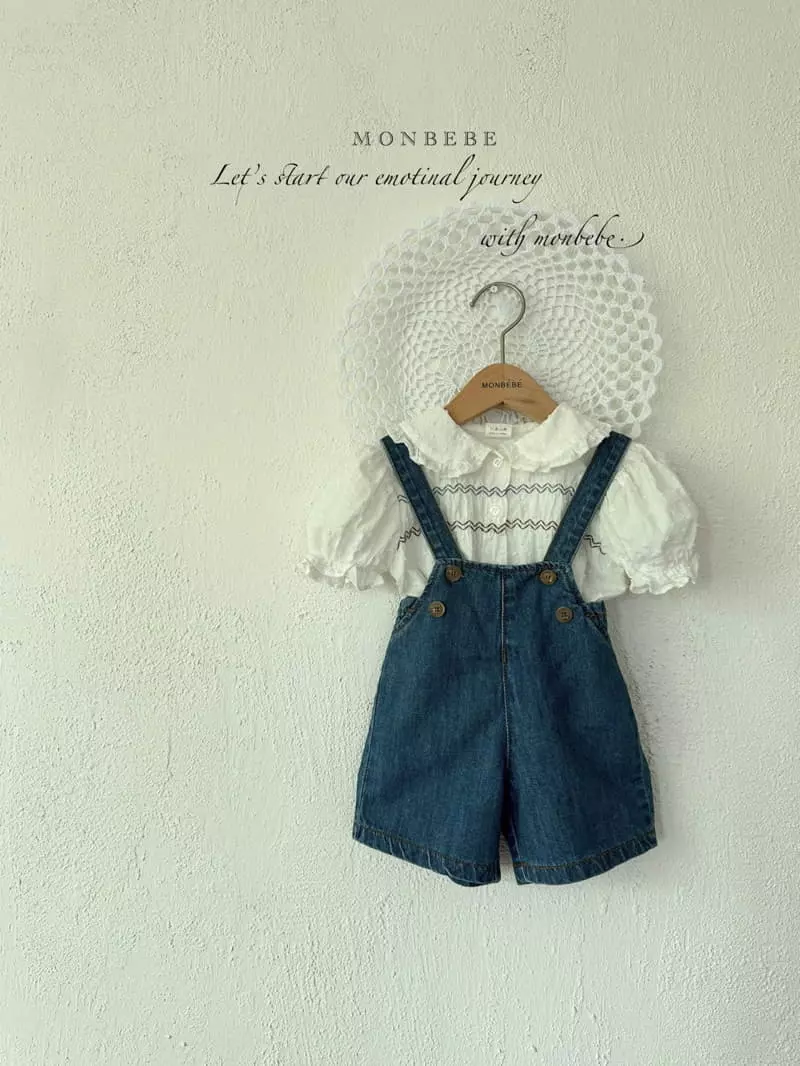 Monbebe - Korean Children Fashion - #littlefashionista - Denim Shorts
