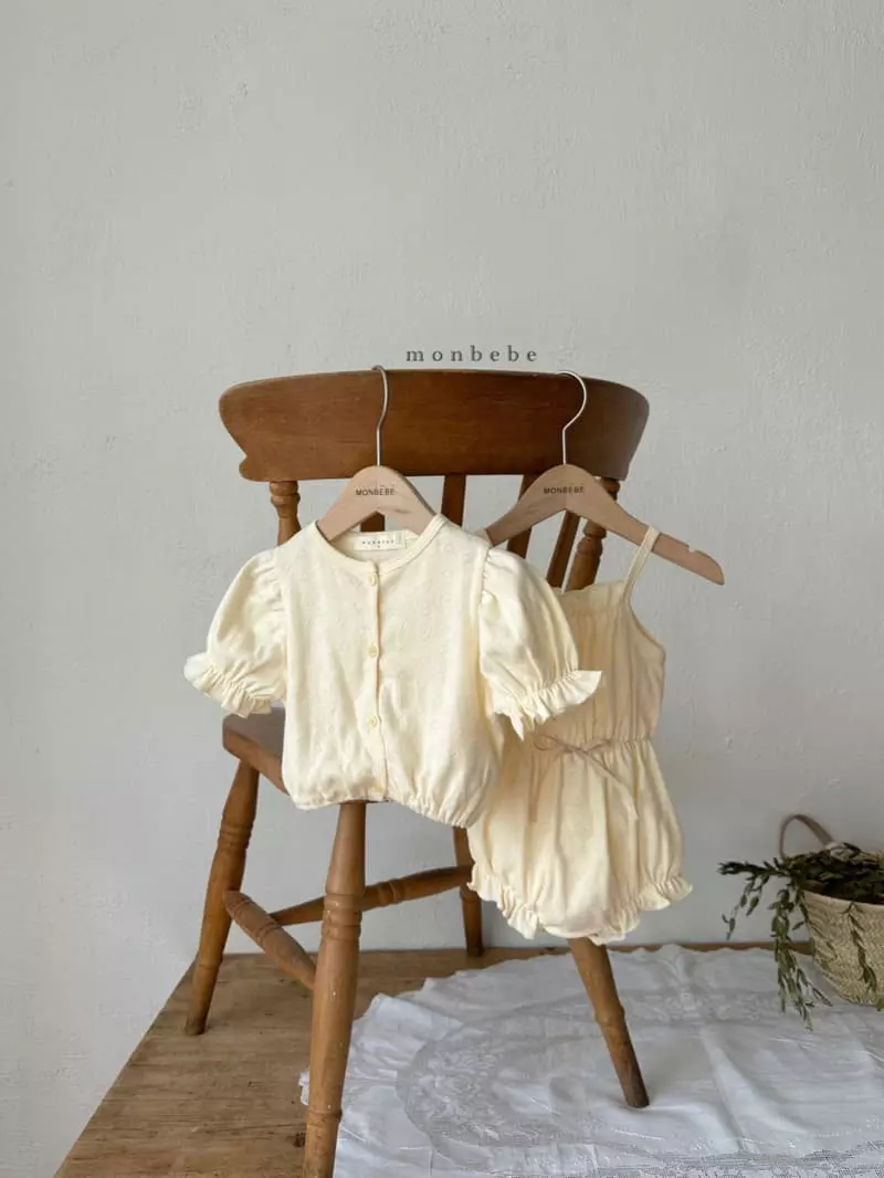 Monbebe - Korean Children Fashion - #littlefashionista - Heart Jacquard Cardigan - 2