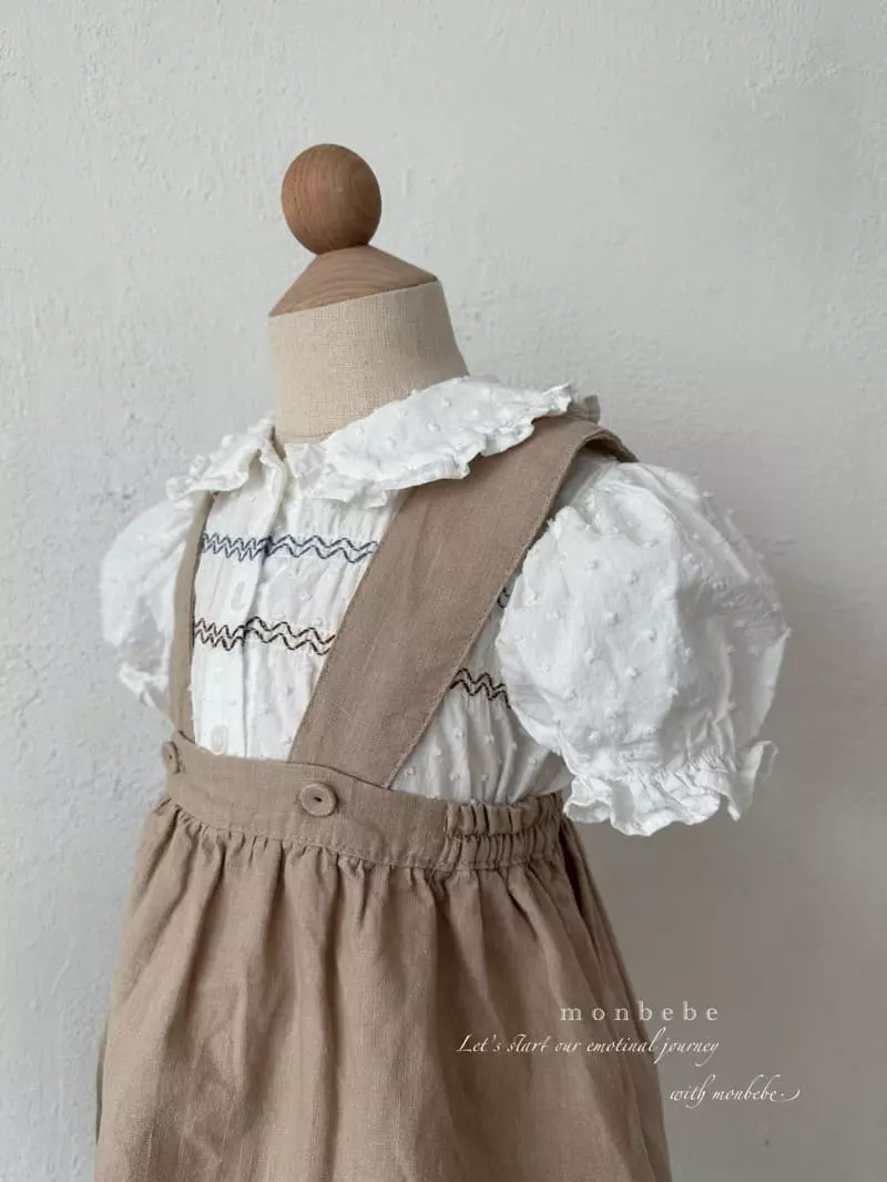 Monbebe - Korean Children Fashion - #magicofchildhood - Lia Smock Blouse
