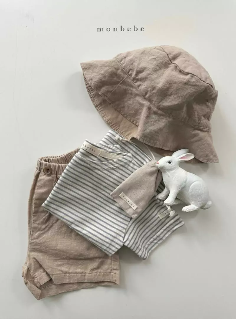 Monbebe - Korean Children Fashion - #todddlerfashion - Linen Bucket Hat - 11