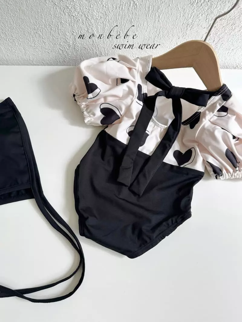 Monbebe - Korean Children Fashion - #todddlerfashion - Toto Heart Swimwear - 2