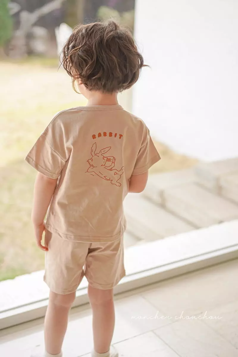 Moncher Chouchou - Korean Children Fashion - #magicofchildhood - Rabbit Top Bottom Set - 4