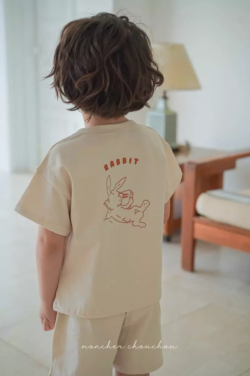 Moncher Chouchou - Korean Children Fashion - #toddlerclothing - Rabbit Top Bottom Set - 7