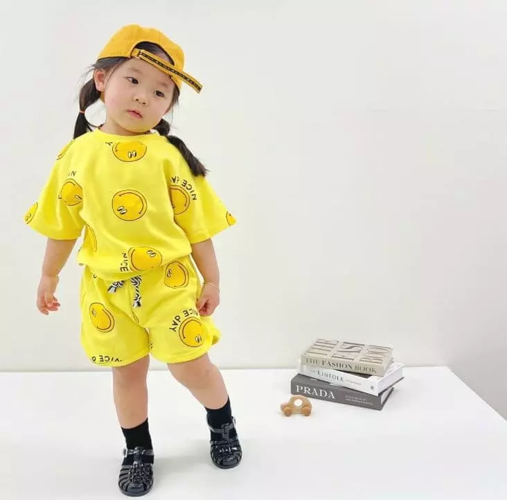 Moran - Korean Baby Fashion - #babyboutique - Nice Smile Top Bottom Set - 2