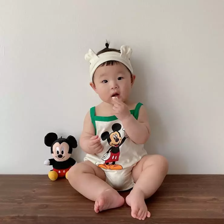 Moran - Korean Children Fashion - #discoveringself - Hi Bodysuit with Hairband - 2
