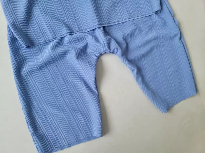 Moran - Korean Children Fashion - #kidsstore - Cool Pleats Top Bottom Set - 4