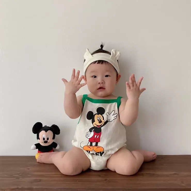 Moran - Korean Children Fashion - #prettylittlegirls - Hi Bodysuit with Hairband - 11