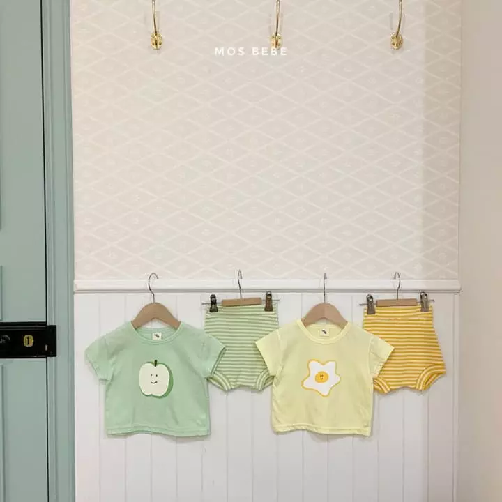 Mos Bebe - Korean Baby Fashion - #babywear - Macket Top Bottom Set - 2