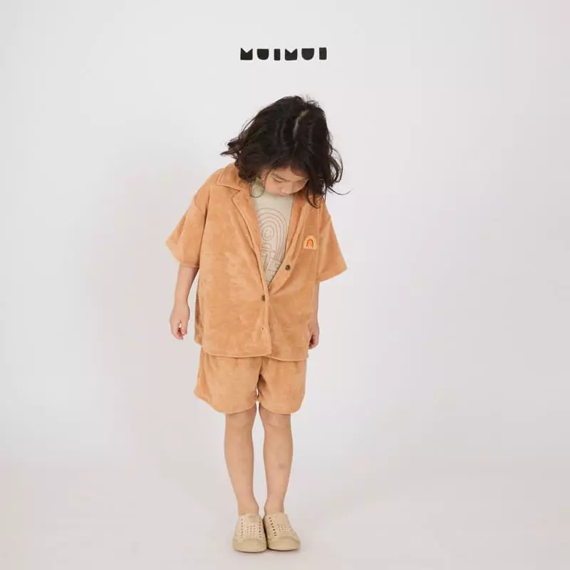 Mui Mui - Korean Children Fashion - #childrensboutique - Rainbow Terry Summer Shirt - 7