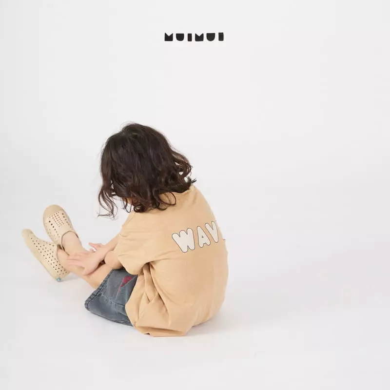 Mui Mui - Korean Children Fashion - #discoveringself - Sand Wave Tee with Mom - 6