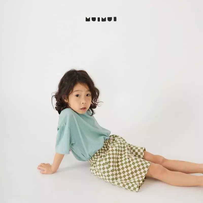 Mui Mui - Korean Children Fashion - #discoveringself - Dice Pigment Tee - 6