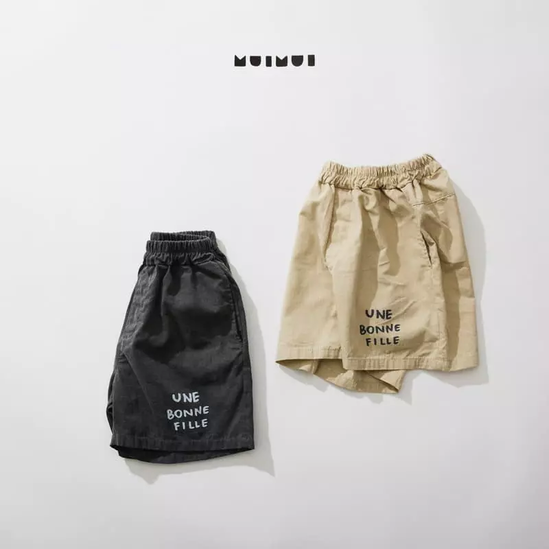 Mui Mui - Korean Children Fashion - #kidsshorts - Pigment Pants - 12