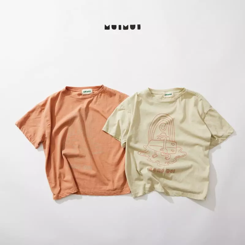 Mui Mui - Korean Children Fashion - #kidsstore - Smile Surfer Tee - 8