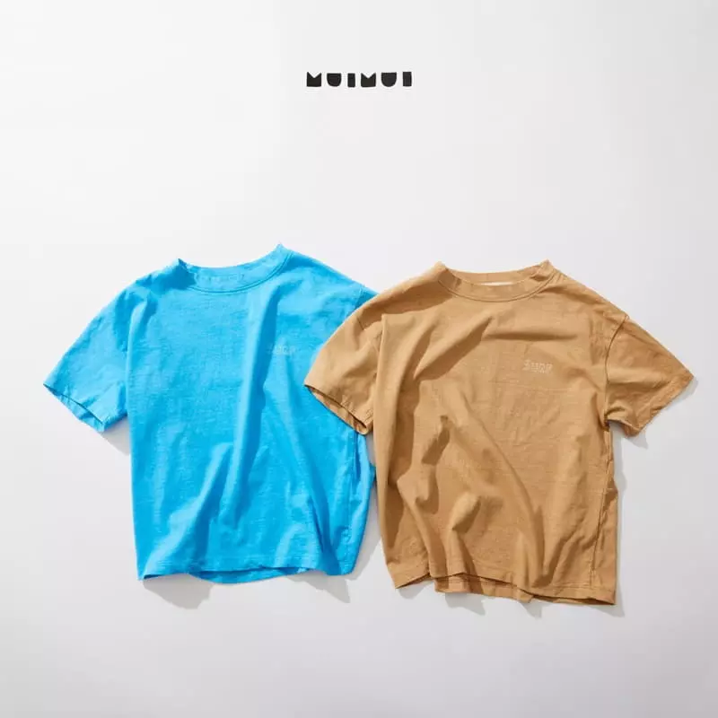 Mui Mui - Korean Children Fashion - #kidzfashiontrend - Sand Wave Tee with Mom - 10