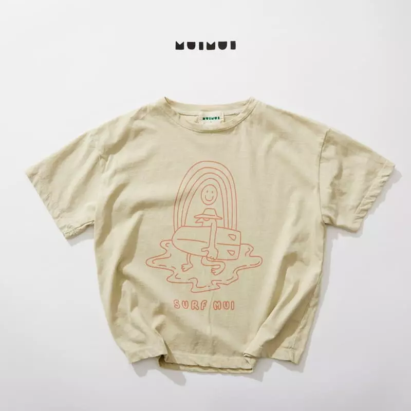 Mui Mui - Korean Children Fashion - #kidzfashiontrend - Smile Surfer Tee - 9