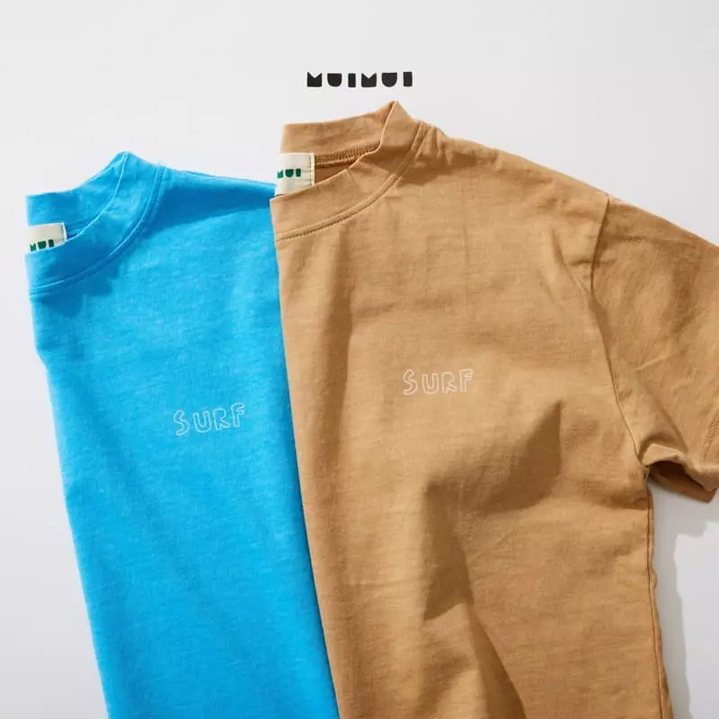 Mui Mui - Korean Children Fashion - #littlefashionista - Sand Wave Tee with Mom - 12