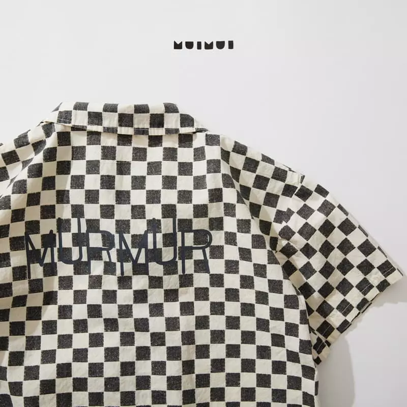 Mui Mui - Korean Children Fashion - #magicofchildhood - Checker Shirt - 11