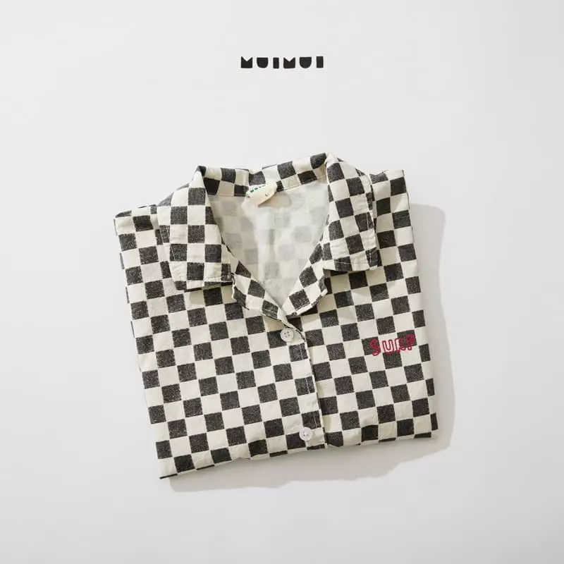 Mui Mui - Korean Children Fashion - #minifashionista - Checker Shirt - 12
