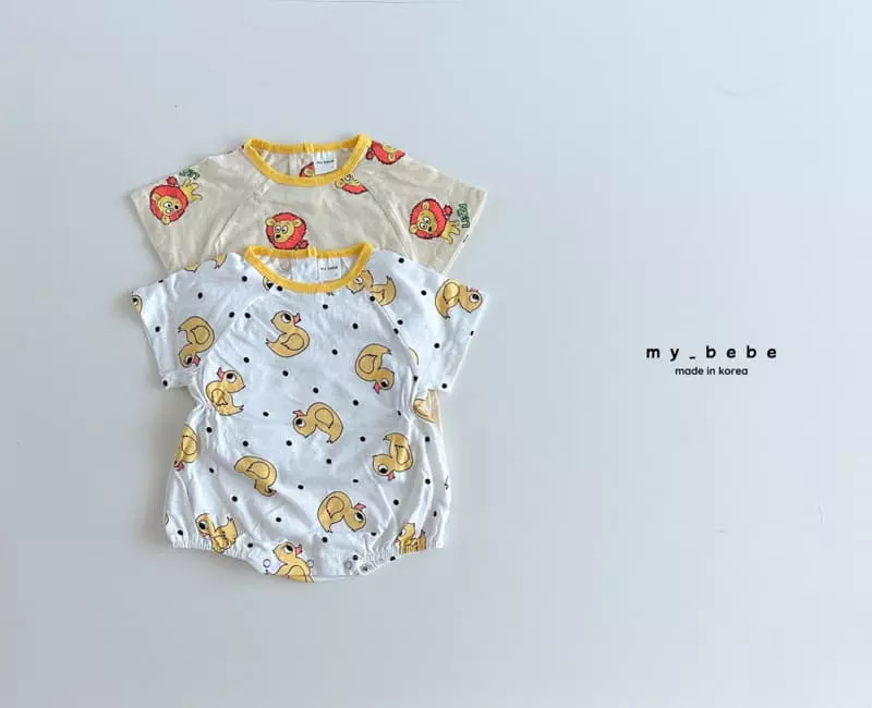 My Bebe - Korean Baby Fashion - #babyfashion - Raglan Bodysuit