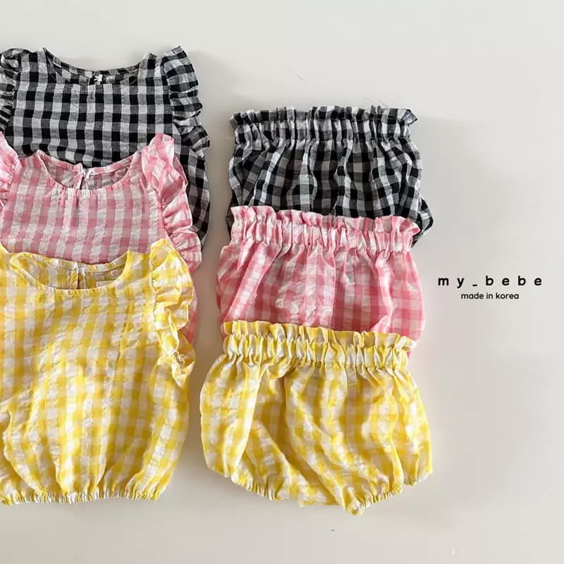 My Bebe - Korean Baby Fashion - #babygirlfashion - Wing Bloomer Set - 2