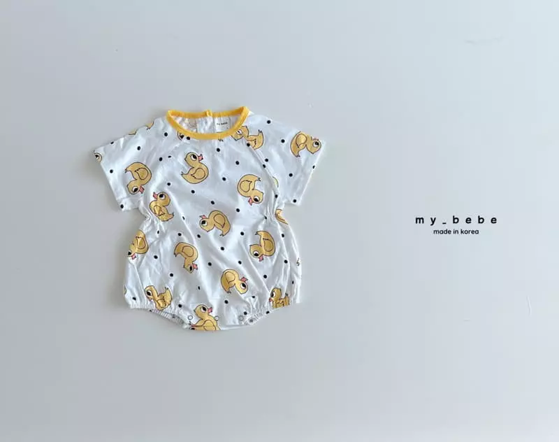 My Bebe - Korean Baby Fashion - #babygirlfashion - Raglan Bodysuit - 4