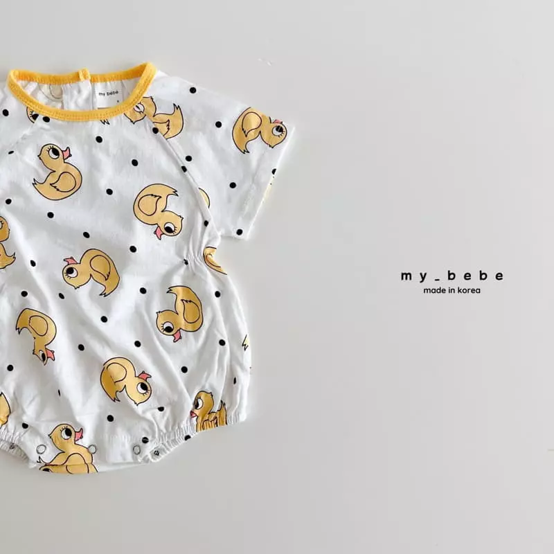 My Bebe - Korean Baby Fashion - #babyoninstagram - Raglan Bodysuit - 5
