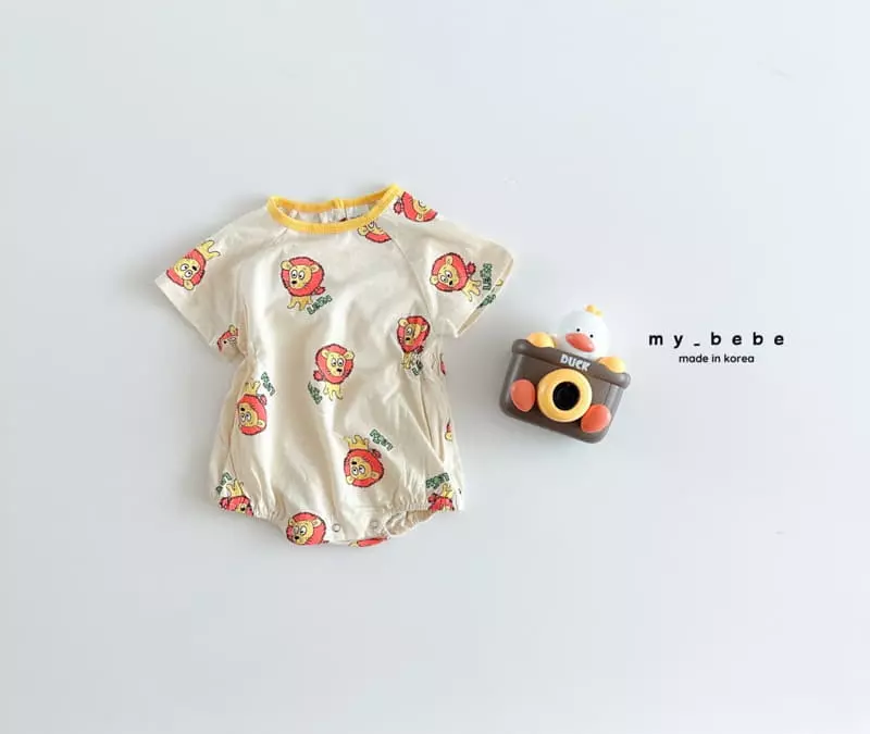 My Bebe - Korean Baby Fashion - #babyoutfit - Raglan Bodysuit - 8