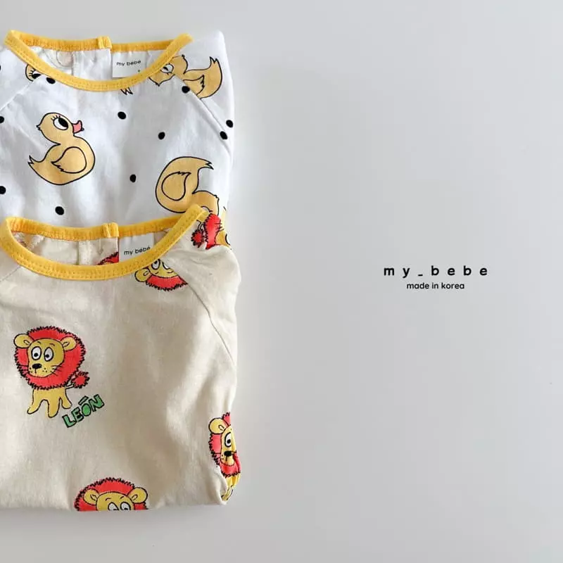 My Bebe - Korean Baby Fashion - #smilingbaby - Raglan Bodysuit - 12