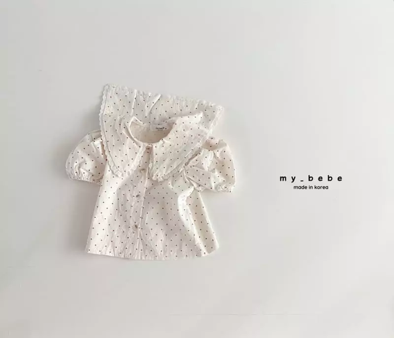 My Bebe - Korean Children Fashion - #childrensboutique - Collar Blouse - 8