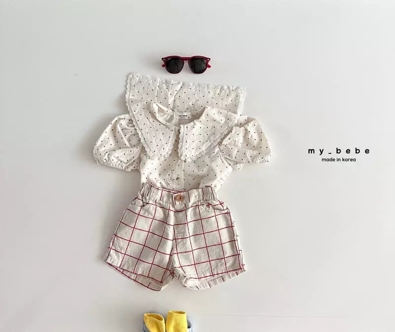 My Bebe - Korean Children Fashion - #designkidswear - Macaroon Shorts - 12