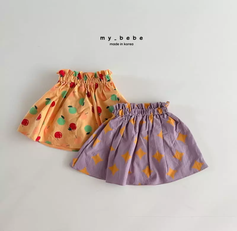 My Bebe - Korean Children Fashion - #kidsshorts - Paint Skirt - 2