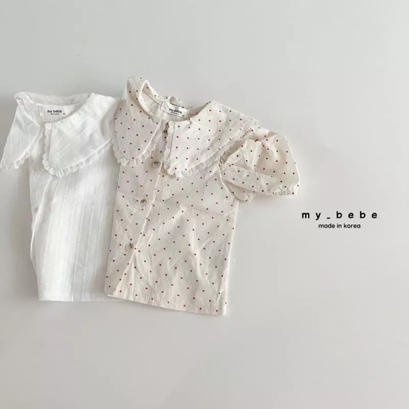 My Bebe - Korean Children Fashion - #magicofchildhood - Collar Blouse - 3