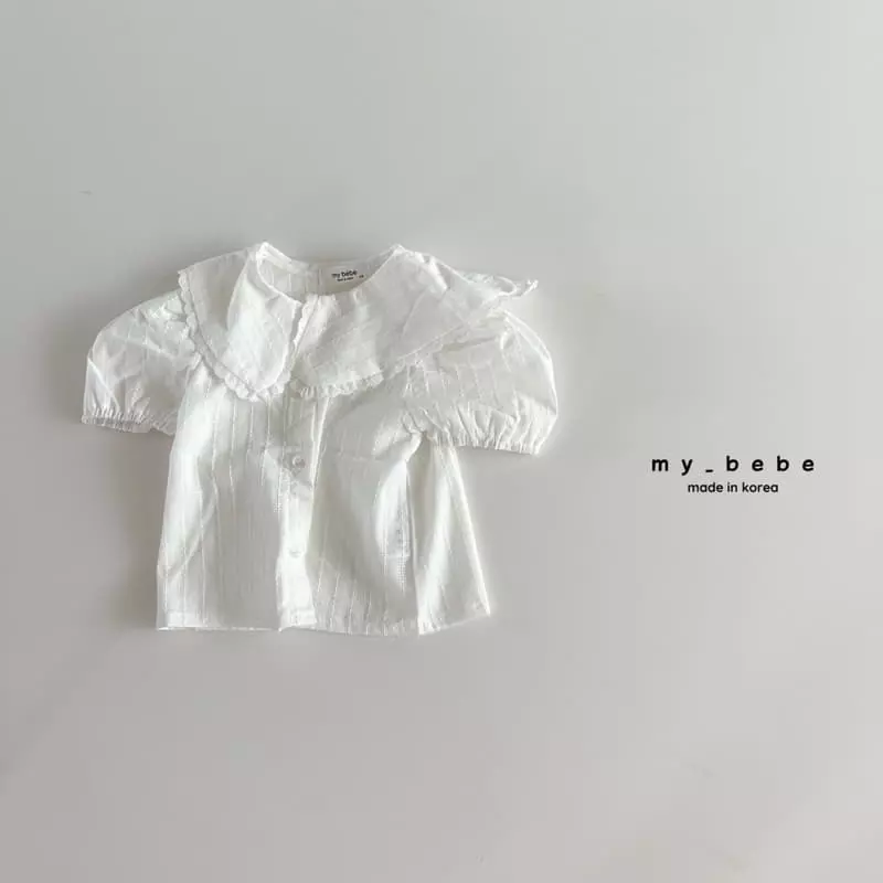 My Bebe - Korean Children Fashion - #magicofchildhood - Collar Blouse - 4