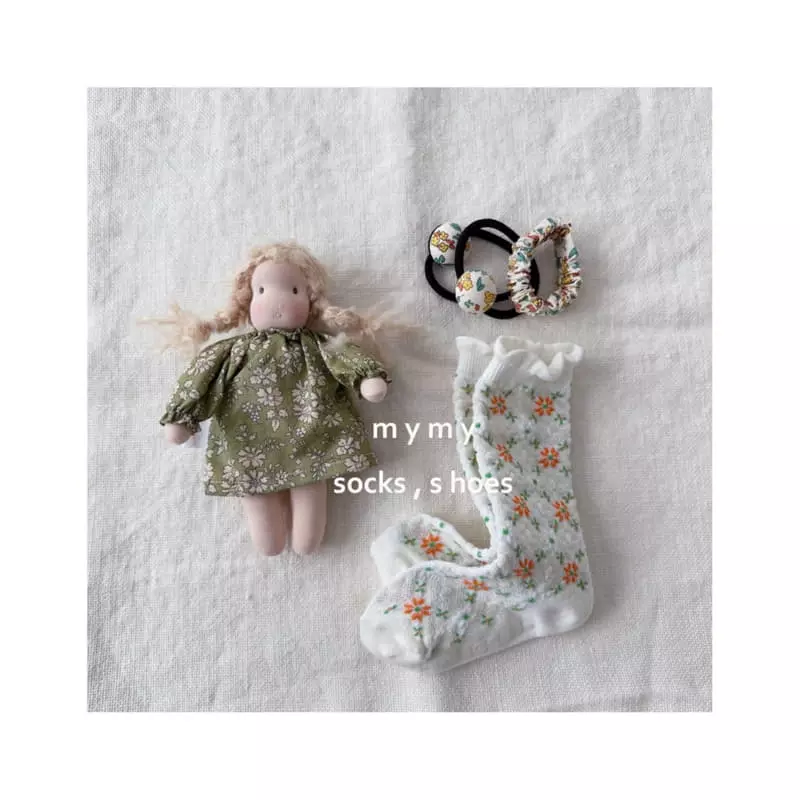 My Socks - Korean Children Fashion - #minifashionista - Flower Store Socks Set - 8