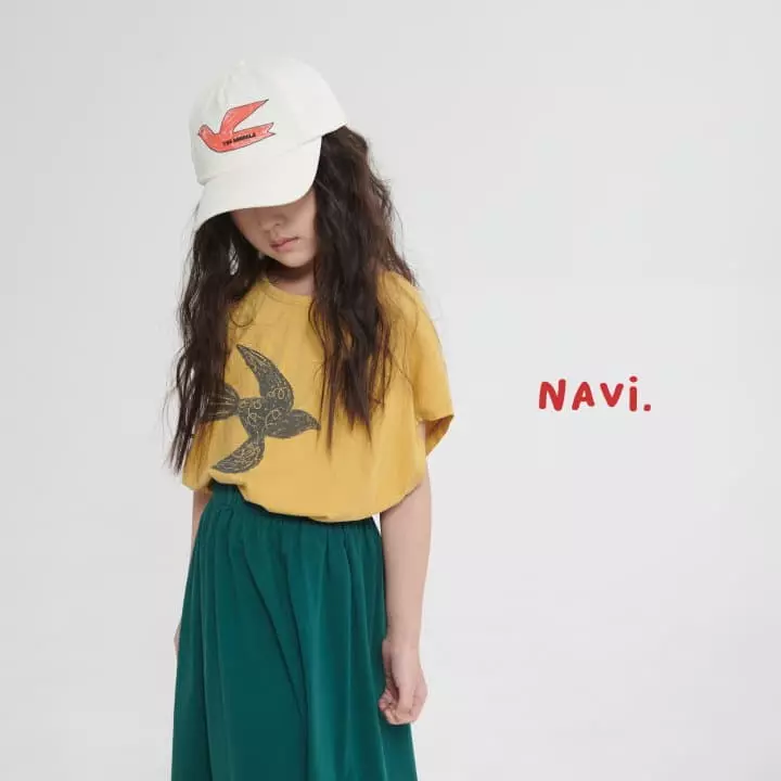 Navi - Korean Children Fashion - #childofig - Bird Tee - 2