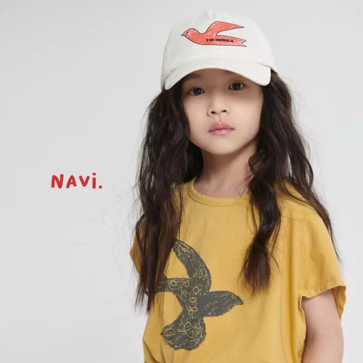 Navi - Korean Children Fashion - #childofig - Bird Tee - 3