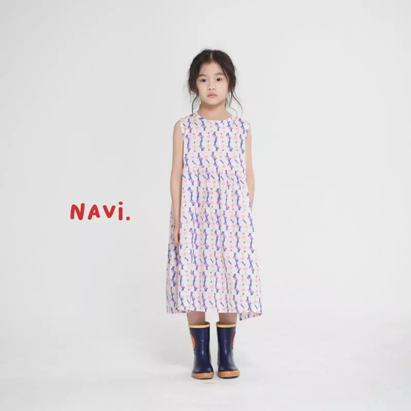 Navi - Korean Children Fashion - #designkidswear - Flower One-piece