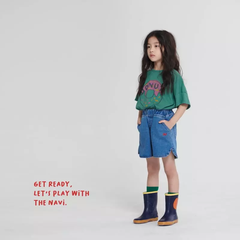 Navi - Korean Children Fashion - #kidzfashiontrend - Round Jeans - 8