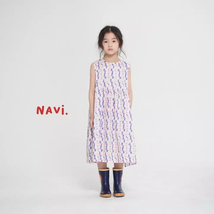 Navi - Korean Children Fashion - #magicofchildhood - Flower One-piece - 4