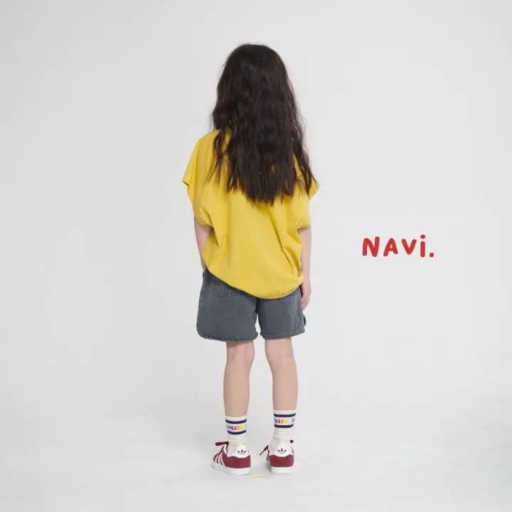 Navi - Korean Children Fashion - #toddlerclothing - Rounf Jeans - 5