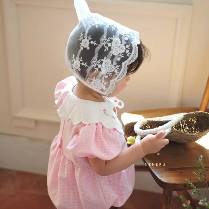 Neneru - Korean Baby Fashion - #babygirlfashion - Bebe Morning Bonnet - 2