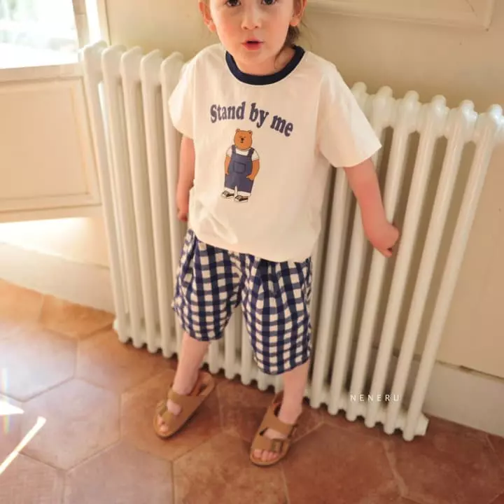 Neneru - Korean Baby Fashion - #babylifestyle - Bebe Coco Check Pants - 9